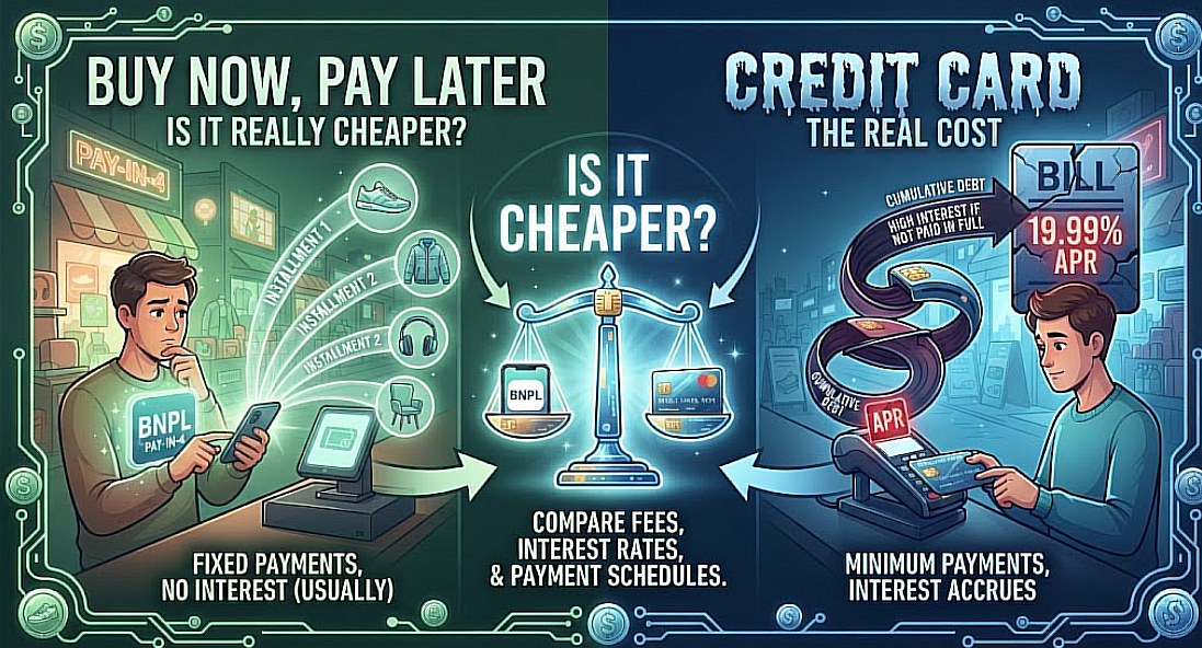 Buy Now, Pay Later, Is It Cheaper Than Using a Credit Card?