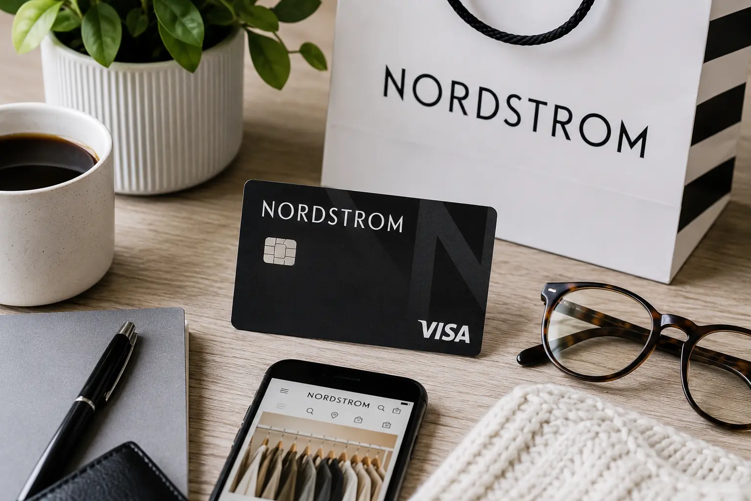 Nordstrom Credit Card concept